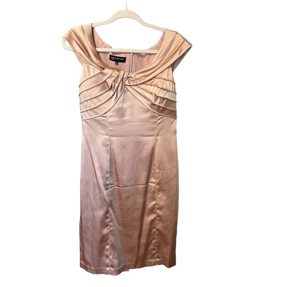 JONES NEW YORK blush pink twist dress Size 8 - Picture 8 of 16